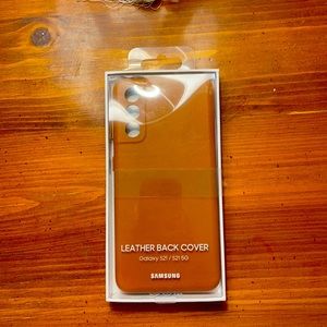 NWT Samsung Galaxy S21 Leather Case